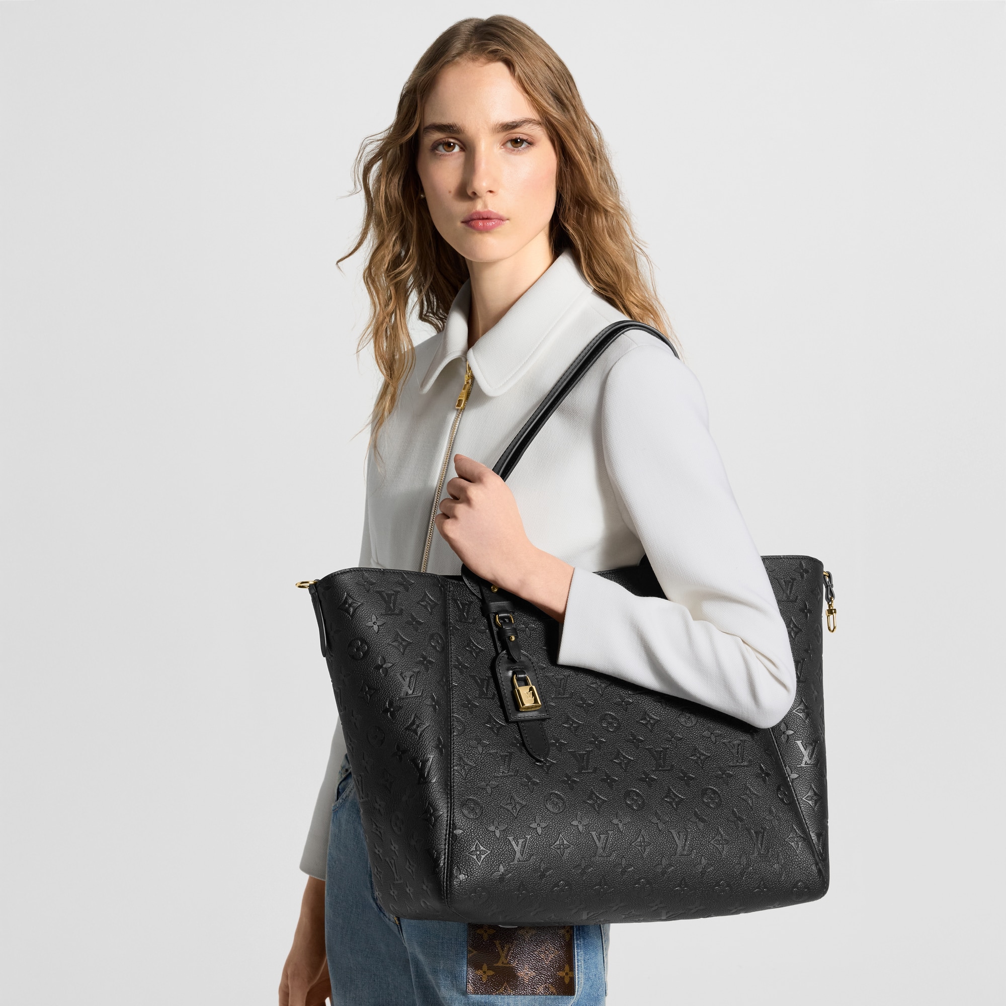 LOUIS VUITTON ルイヴィトン モノグラムアンプラント オールインGM ハンドバッグ トートバッグ ブラック レザー M13044 ゴールド金具 オール・イン GM モノグラム・アンプラント｜ルイ・ヴィトン 公式